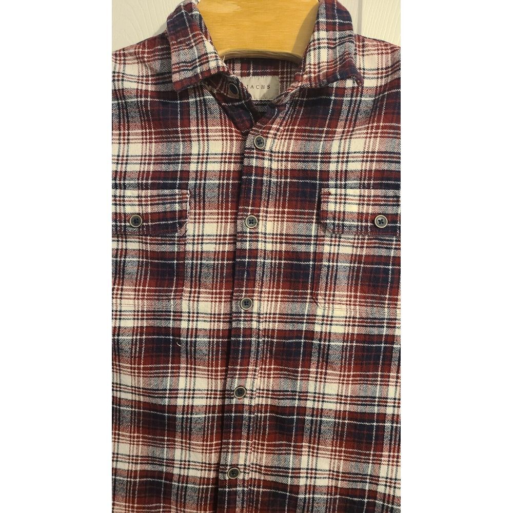 Jachs flannel shirt Size XL colors are Wine, Black, white